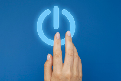 Photo of reset button